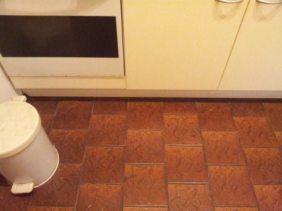 The old kitchen floor